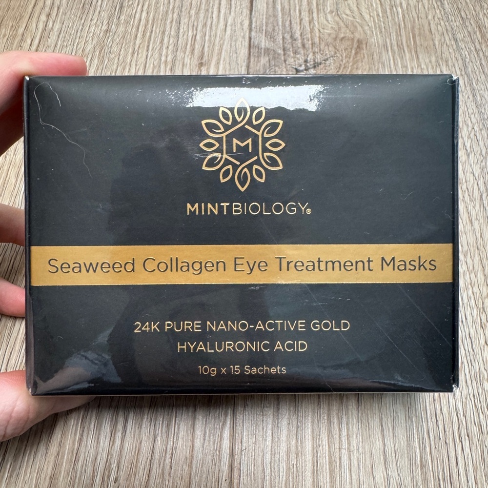 MintBiology Seaweed Collagen Eye Treatment Masks